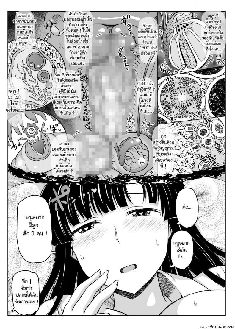 อ่านโดจิน [Great Canyon (Deep Valley)] Inkou Kyoushi no Saimin Seikatsu Shidouroku ~Fujimiya Megumi Hen~ แปลไทย หน้าที่ 34