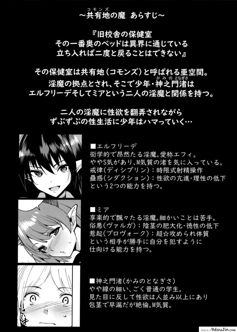 อ่านโดจิน คอมมอนส์ของเหล่าปีศาจ [Ink Complex (Tomohiro Kai)] Kyoyuchi no Aku – The Evil of Commons ภาค 4 หน้าที่ 3