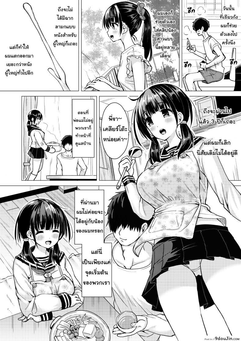 อ่านโดจิน [Hotori Bocchi (Sakurazari Hotori)] Seisai-ryoku no Takai 7-tsu Shita no Imouto to Kisei Jijitsu o Tsukuru Hon หน้าที่ 3