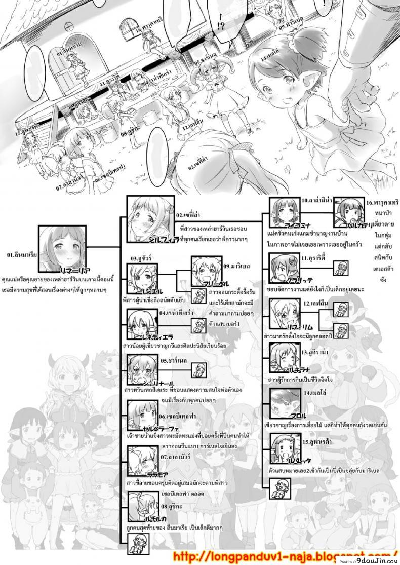 อ่านโดจิน เกาะหรรษาของเหล่าฮาร์วิน [Rei no Shima ni Draph ga Futtekita] ภาค 1 แปลไทย หน้าที่ 10