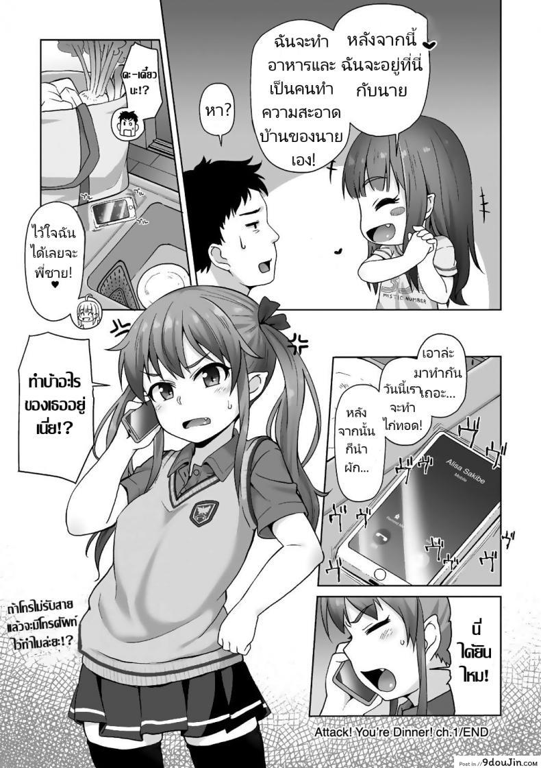 อ่านโดจิน จู่โจมหลังอาหารเย็น [Mamezou] Totsugeki! Anata ga Bangohan ch.1-2 แปลไทย หน้าที่ 20