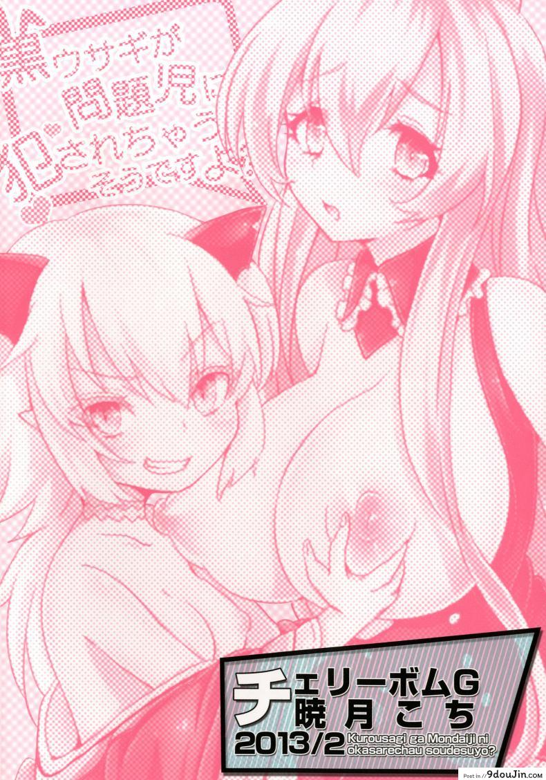 อ่านโดจิน กระต่ายดำถูกสาวน้อยมีปัญหาขืนใจไปซะแล้วค่ะ [Cherry Bomb G (Akatsuki Kochi)] Kurousagi ga Mondaiji ni Okasare chau Sou Desu yo (Mondaiji-tachi ga Isekai kara Kuru Sou Desu yo) แปลไทย หน้าที่ 26