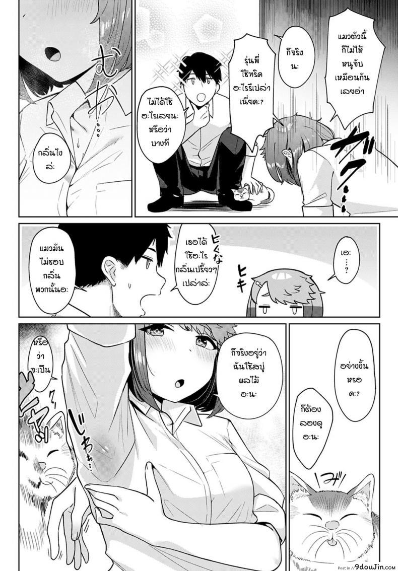 อ่านโดจิน ชอบแมวแล้วก็ชอบรุ่นพี่ด้วย [Nakao Ham] Neko no chiamayadori หน้าที่ 3