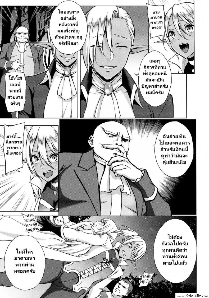 อ่านโดจิน (C87) [H.B.A (Usagi Nagomu)] Elf no Hime wa Kairaku ni Naku แปลไทย หน้าที่ 16
