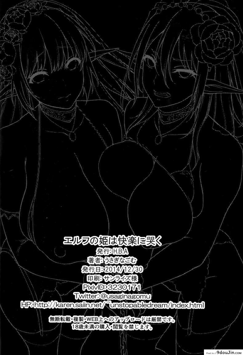อ่านโดจิน (C87) [H.B.A (Usagi Nagomu)] Elf no Hime wa Kairaku ni Naku แปลไทย หน้าที่ 41