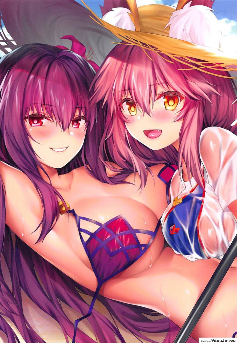 อ่านโดจิน (C94) [Moe Hime Rengou (xin, obiwan)] FGO Carnival 17 – Reiju Kaitaku Tokimeki Summer Vacances (Fate-Grand Order) หน้าที่ 2