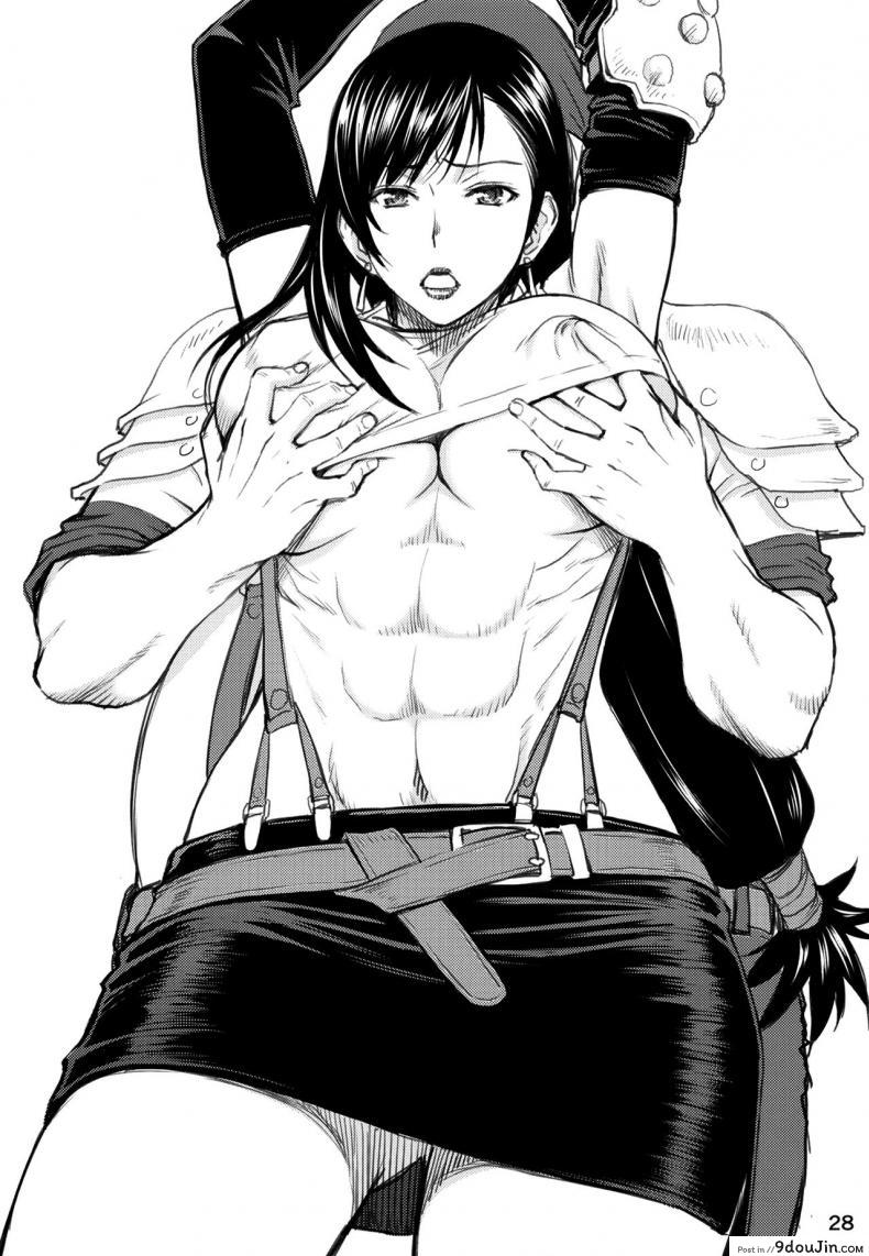 อ่านโดจิน จากการสัมภาษณ์งานของทีฟ่า [High Thrust (Inomaru)] Tifa-san no Fuuzoku Kinmu แปลไทย หน้าที่ 28