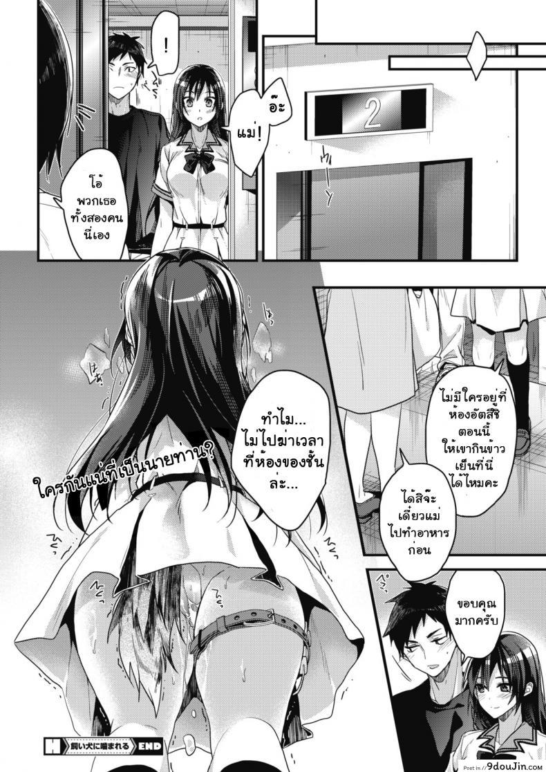 อ่านโดจิน เพียงแค่สั่ง [Mizuyuki] Kaiinu ni Kamareru (COMIC HOTMILK 2017-09) แปลไทย หน้าที่ 24