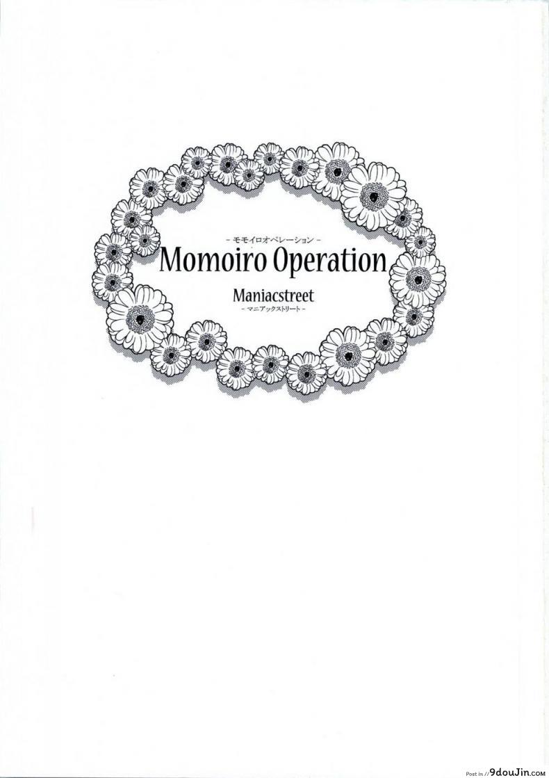 อ่านโดจิน โมโมะ กับแผนปฏิบัติการฮาเร็ม (C81) [Maniac Street (Sugaishi, Oono)] Momoiro Operation ภาค 1 หน้าที่ 4