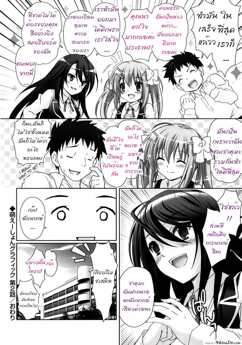 อ่านโดจิน รักกุ๊งกิ๊งของชมรมวิจัยอนิเมะ H [Suzui Narumi] Moetion Graphics ภาค h-02 แปลไทย หน้าที่ 20