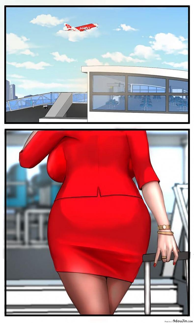 อ่านโดจิน Milf Airline ภาค 1 [Scarlet Ann] แปลไทย หน้าที่ 10