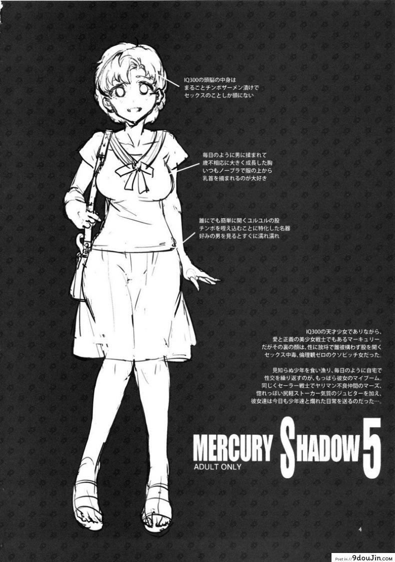 อ่านโดจิน ด้านมืดของเมอคิวรี [Mizuryu Kei] MERCURY SHADOW (Sailor Moon) ภาค 5 หน้าที่ 3