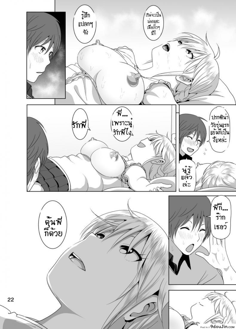 อ่านโดจิน [Supe (Nakani)] Imouto no Oppai ga Marudashi Datta Hanashi แปลไทย หน้าที่ 23