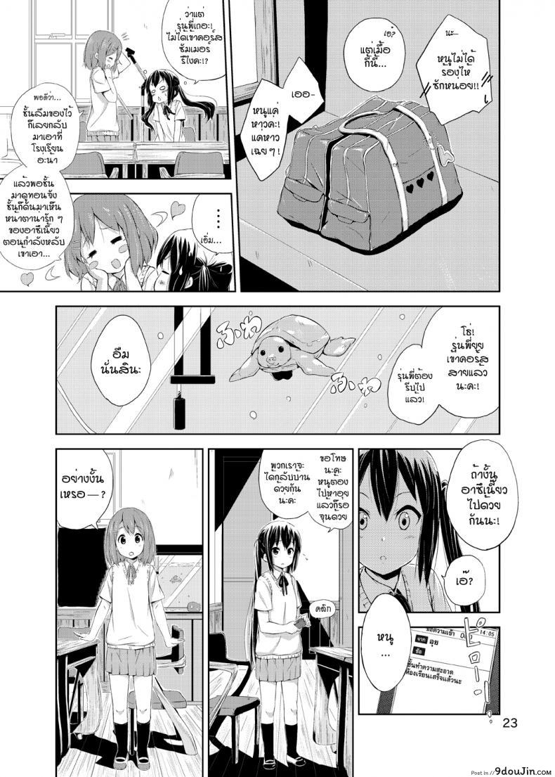 อ่านโดจิน ผู้เชื่อในความฝัน [freelife (Hamao)] Day dream Believer (K-ON!) อ่านฟรี หน้าที่ 22