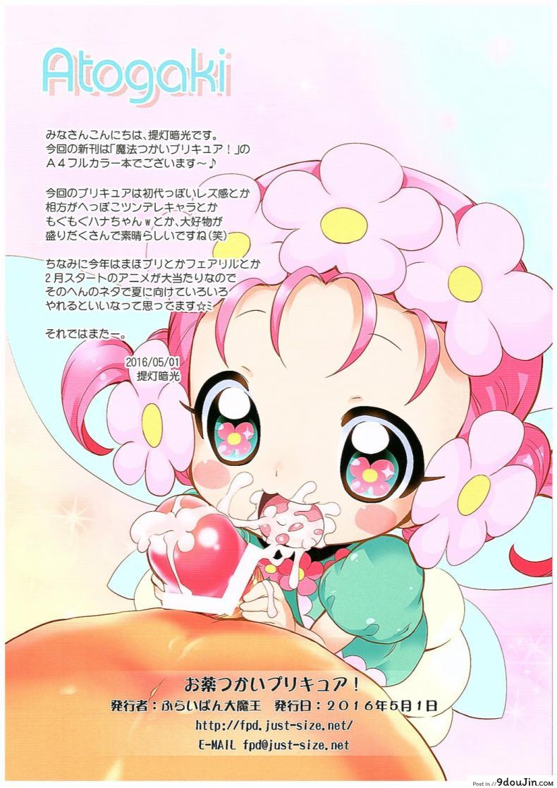 อ่านโดจิน Okusuri Tsukai Precure! [Furaipan Daimaou (Chouchin Ankou)] อ่านฟรี (Mahou Tsukai PreCure!) หน้าที่ 9