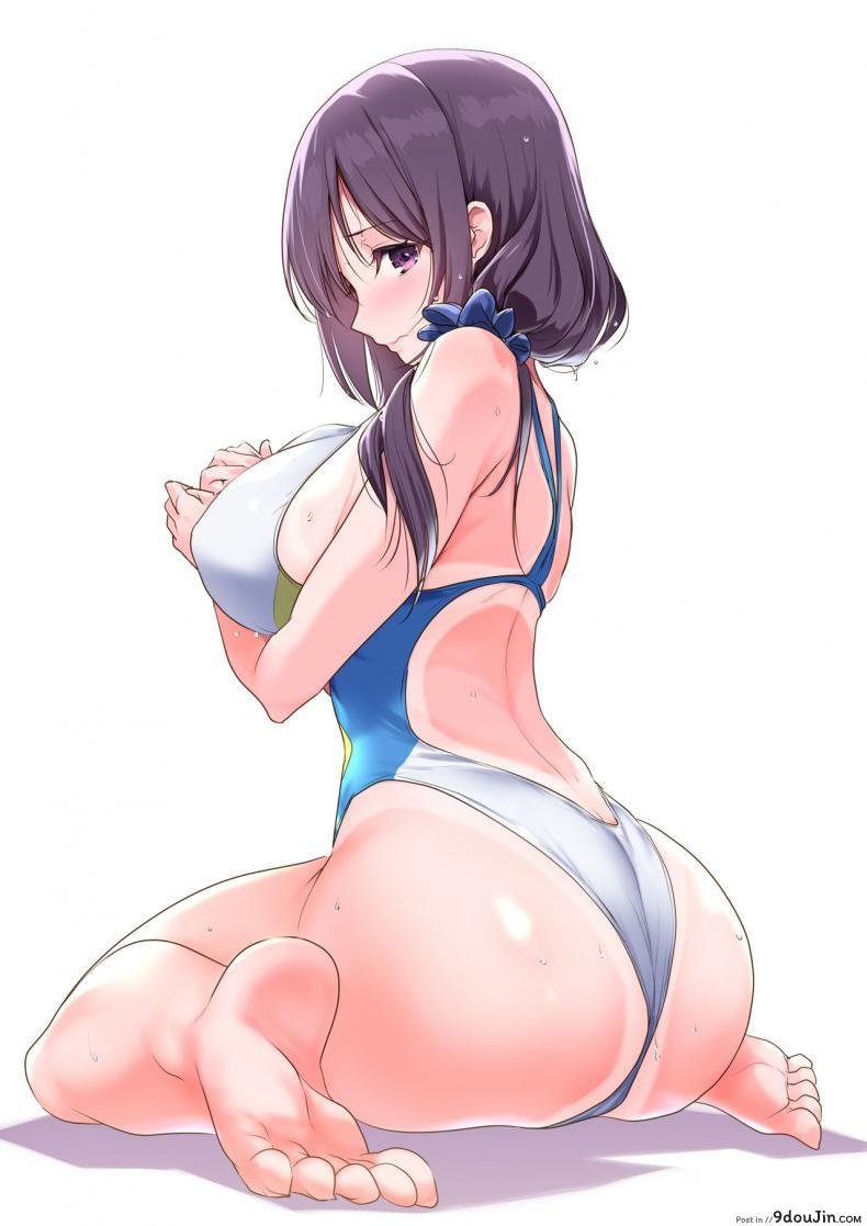 อ่านโดจิน รอเธอสิบแปดบวก [Nylon 100% (Nylon)] Kyonyuu ga Nayami no Suiei Buin หน้าที่ 2