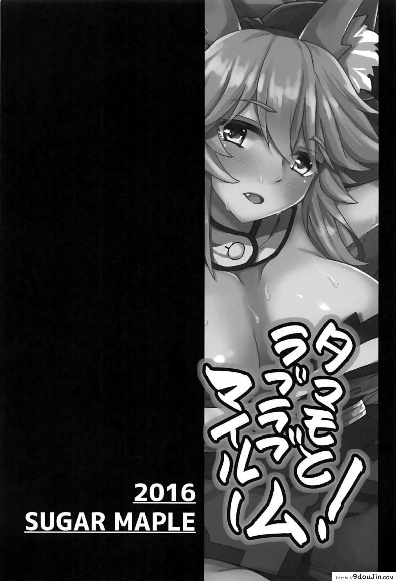 อ่านโดจิน แกล้งนอนอ่อย รอเสียตัว (C91) [SUGAR MAPLE (Yunodon)] Tamamo to Love Love My Room! (Fate/EXTRA) หน้าที่ 3