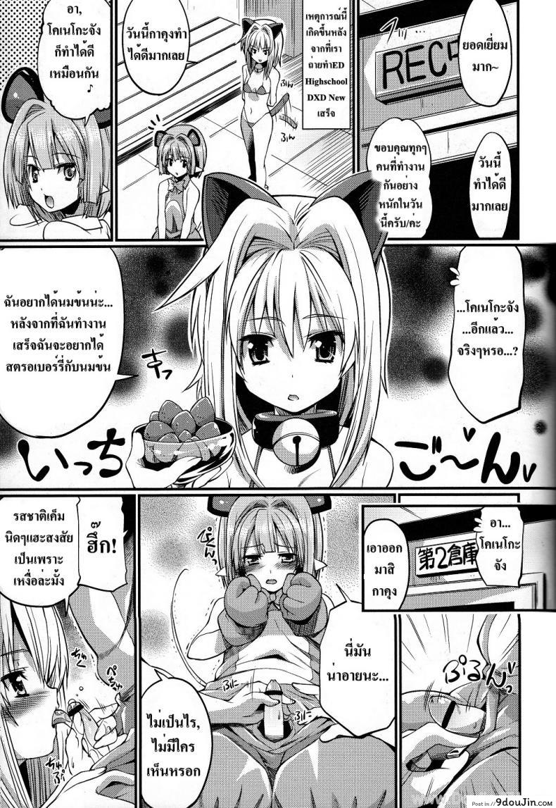 อ่านโดจิน โคเนโกะตันและแกสเปอร์คุง (C85) [Z-TABUKURONEKO HOUSE (Gyonikun)] Koneko-tan to, Gasper-kyun | Koneko-tan and Gasper-kyun (Highschool DxD) หน้าที่ 3