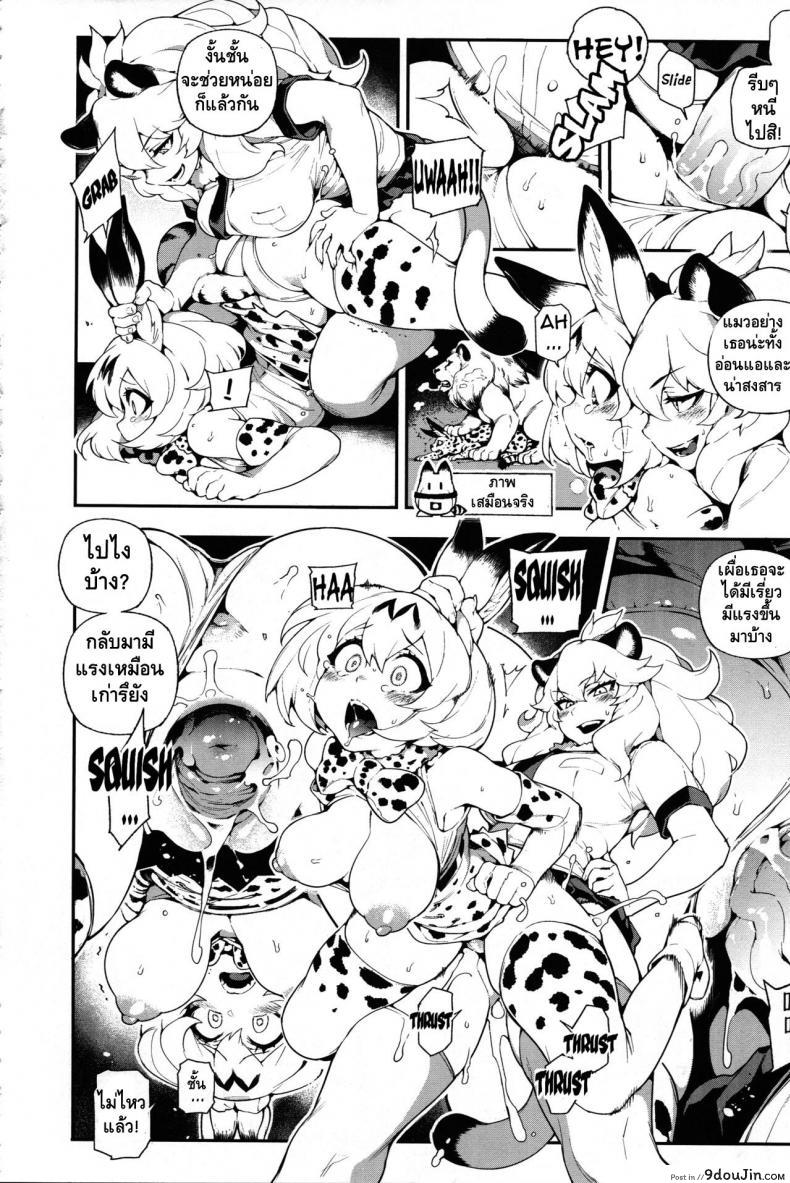 อ่านโดจิน สาวสัตว์ป่านักล่าจิ้น (FF30) [Bear Hand (Fishine, Ireading)] BEAST FRIENDS (Kemono Friends) แปลไทย หน้าที่ 10