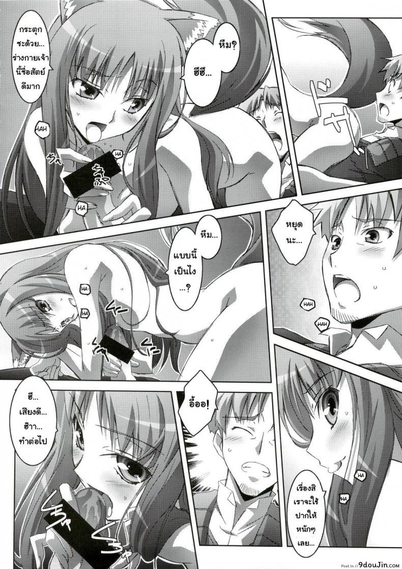 อ่านโดจิน Horon Hororon (Ookami to Koushinryou) [Mahirutei (Izumi Mahiru)] (C74) แปลไทย หน้าที่ 13