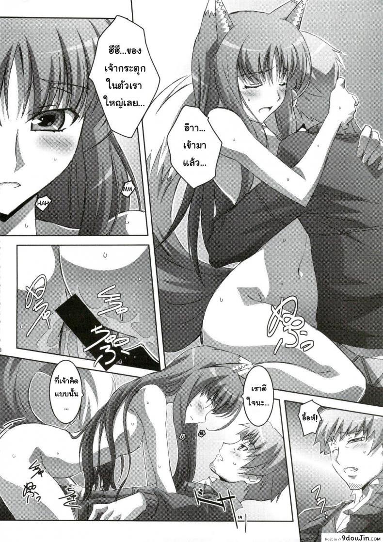 อ่านโดจิน Horon Hororon (Ookami to Koushinryou) [Mahirutei (Izumi Mahiru)] (C74) แปลไทย หน้าที่ 19