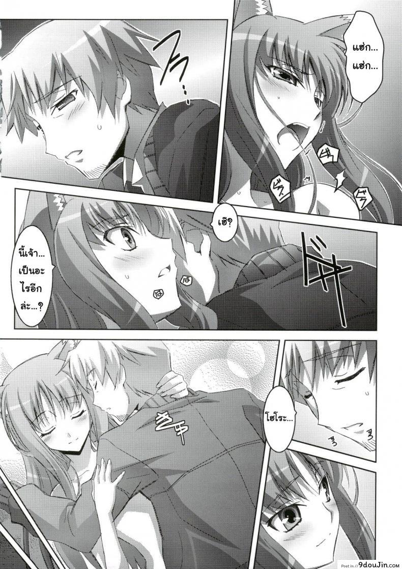 อ่านโดจิน Horon Hororon (Ookami to Koushinryou) [Mahirutei (Izumi Mahiru)] (C74) แปลไทย หน้าที่ 25
