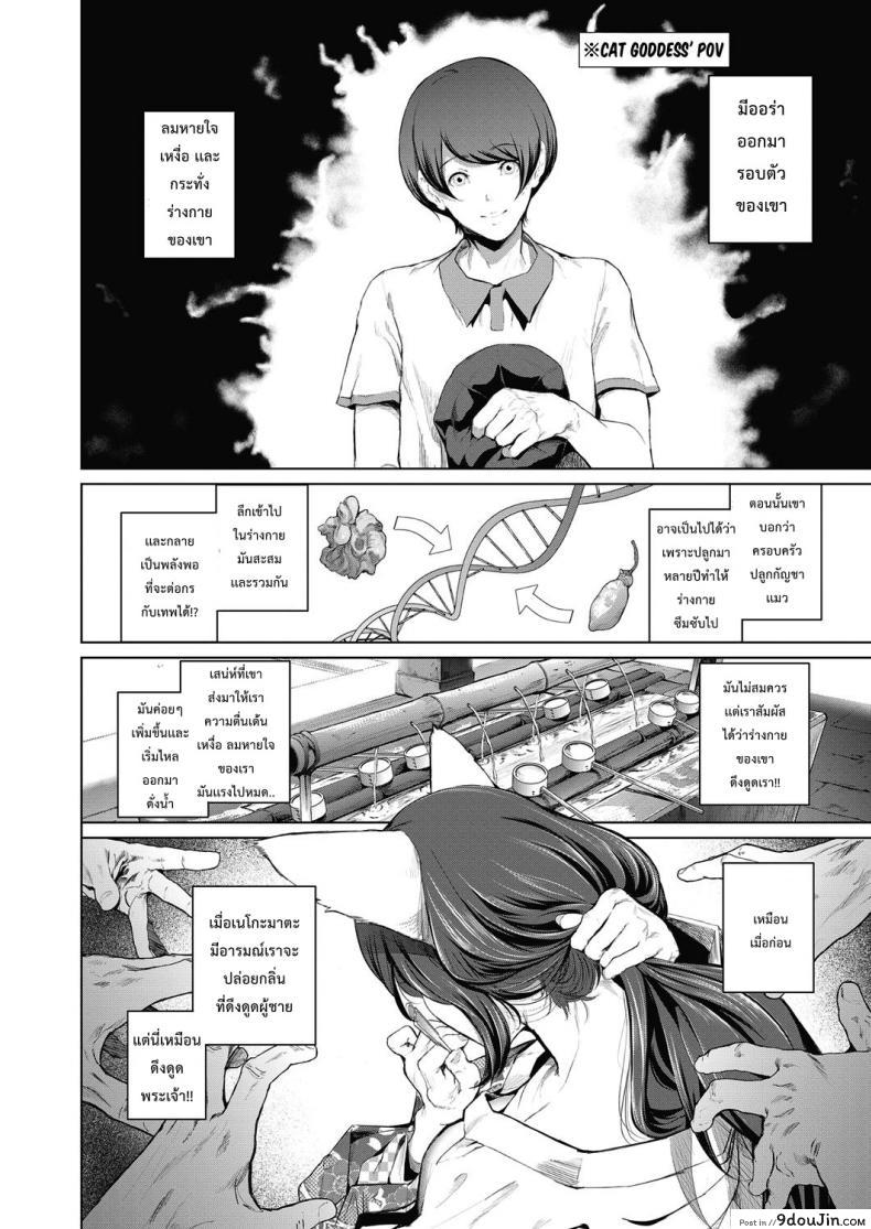 อ่านโดจิน ให้เทพแมวช่วยรีดน้ำ [Suzuhane Suzu] Boy Meets Nyaa God | Boy meets Cat Goddess (COMIC ExE 04) แปลไทย หน้าที่ 8