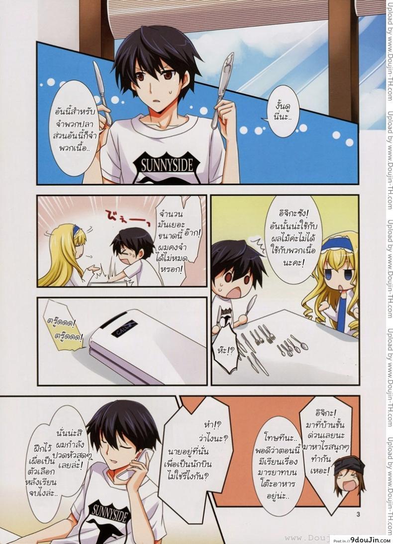 อ่านโดจิน อบรมสามี (C82)[CHAGASHI SAIBAN (Yamabuki Mook)] Lesson! (Infinite Stratos) อ่านฟรี หน้าที่ 4
