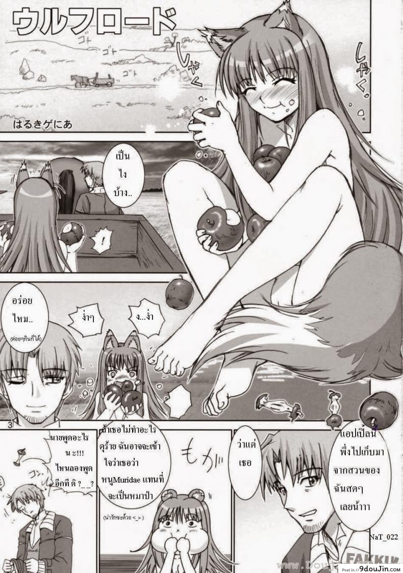 อ่านโดจิน ถนนสายหมาป่า [FAKKU] Wolf and Spice – Wolf Road หน้าที่ 2