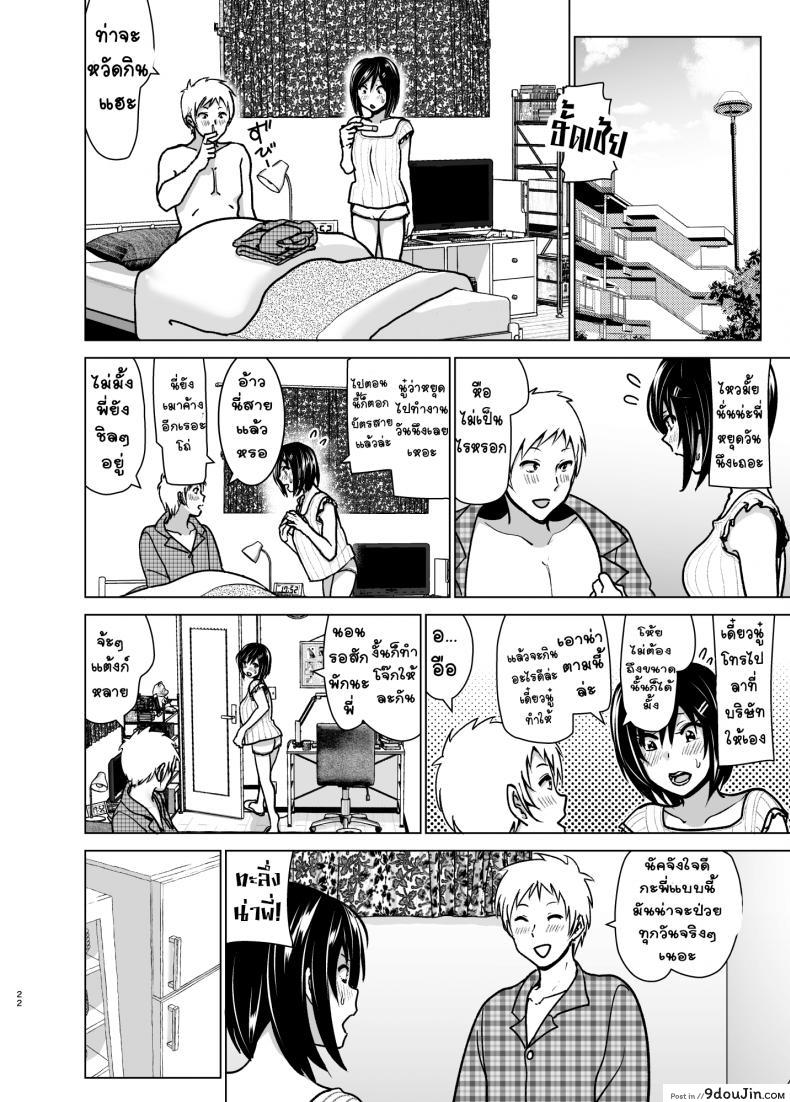 อ่านโดจิน หนูอยากหม่ำพี่ชาย [Supe (Nakani)] Imouto no Oppai แปลไทย หน้าที่ 21