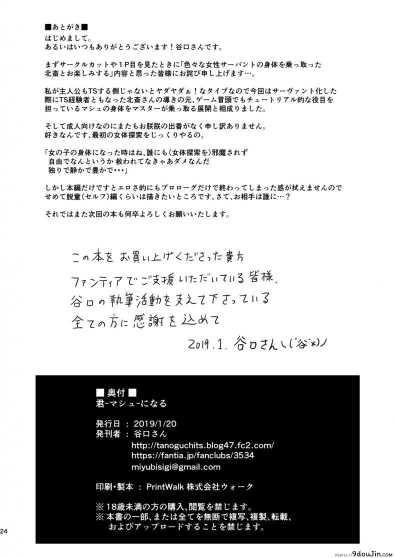 ร่างกายที่คลั่งไคล้ (Taniguchi-san) Kimi ni Naru 53 อ่านโดจิน ร่างกายที่คลั่งไคล้ (Taniguchi-san) Kimi ni Naru หน้าที่ 25