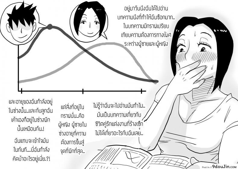 อ่านโดจิน Ano! Okaa-san no Shousai! Koto no Hajimari Hen [Haitoku Sensei] แปลไทย หน้าที่ 24