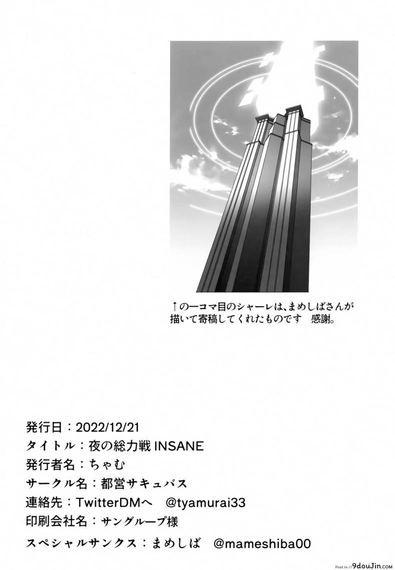 อ่านโดจิน Yoru no Souryoku-sen INSANE แปลไทย (C101) [Toei Succubus (Chamu)] หน้าที่ 17