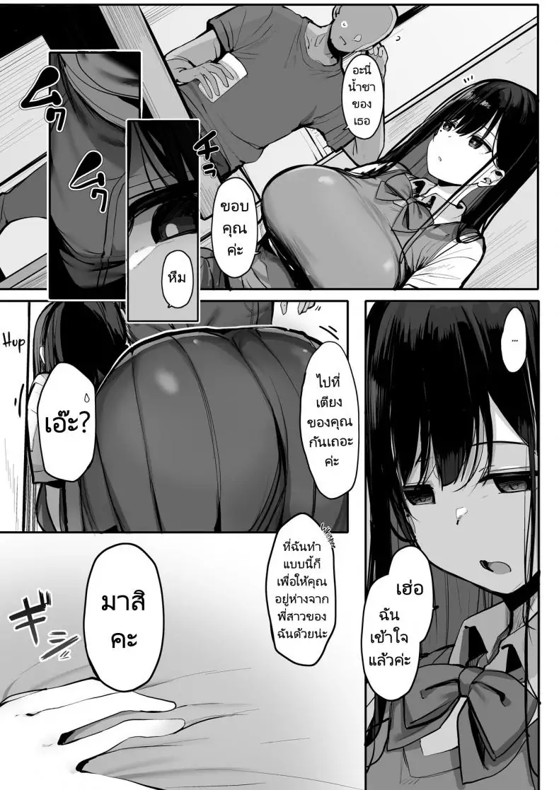 อ่านโดจิน เมื่อผมต้องมาอยู่กับน้องสาวของยัยตัวแสบ ตอนที่ 1 แปลไทย [Rouka] Gomu o Tsukete to Iimashita yo ne Hey Where’s the Condom หน้าที่ 5