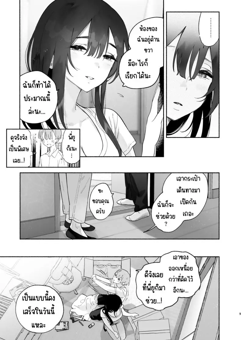 อ่านโดจิน Boku no Geshuku Seikatsu ni Tsuite Nenmatsu no Daisouji Hen [Yuzuya (Yuzuha)] แปลไทย หน้าที่ 8