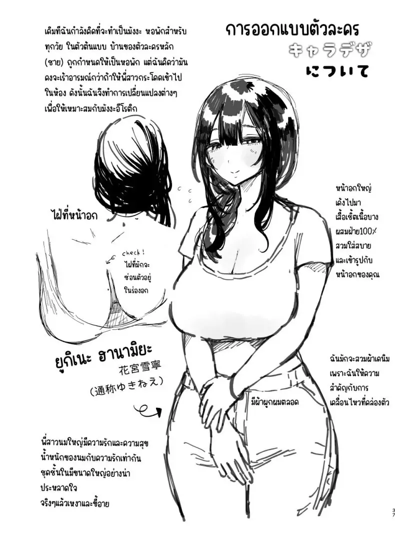 อ่านโดจิน Boku no Geshuku Seikatsu ni Tsuite Nenmatsu no Daisouji Hen [Yuzuya (Yuzuha)] แปลไทย หน้าที่ 36