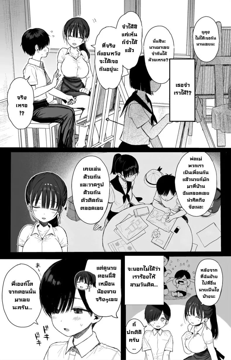 อ่านโดจิน Osananajimi no H na Onee-san wa Suki desu ka [micro page (Kuromotokun)] แปลไทย หน้าที่ 4