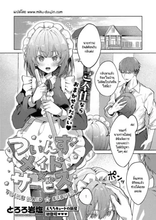 เมดแฝดบริการหนุ่มใหญ่ [Tororo Ganen] Twins Maid Service อ่านฟรี