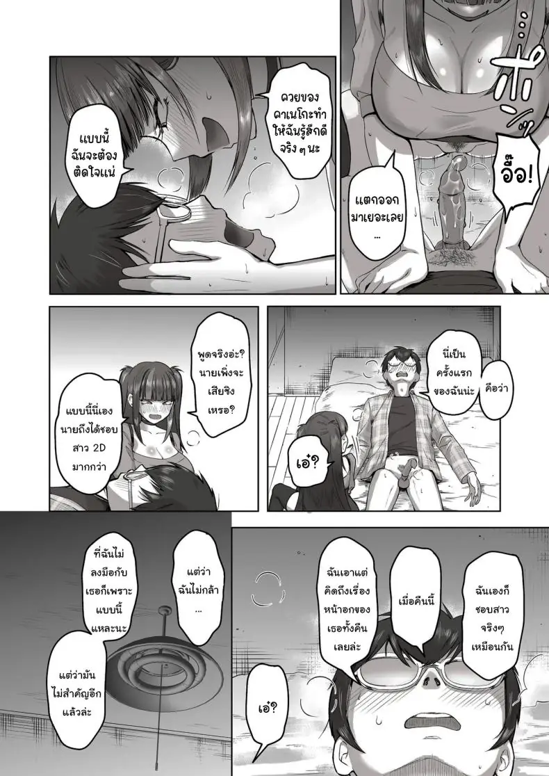 อ่านโดจิน [Poni] Nichiya Eroge o Atsuku Katariatta Follower ni Atte mitara แปลไทย หน้าที่ 27