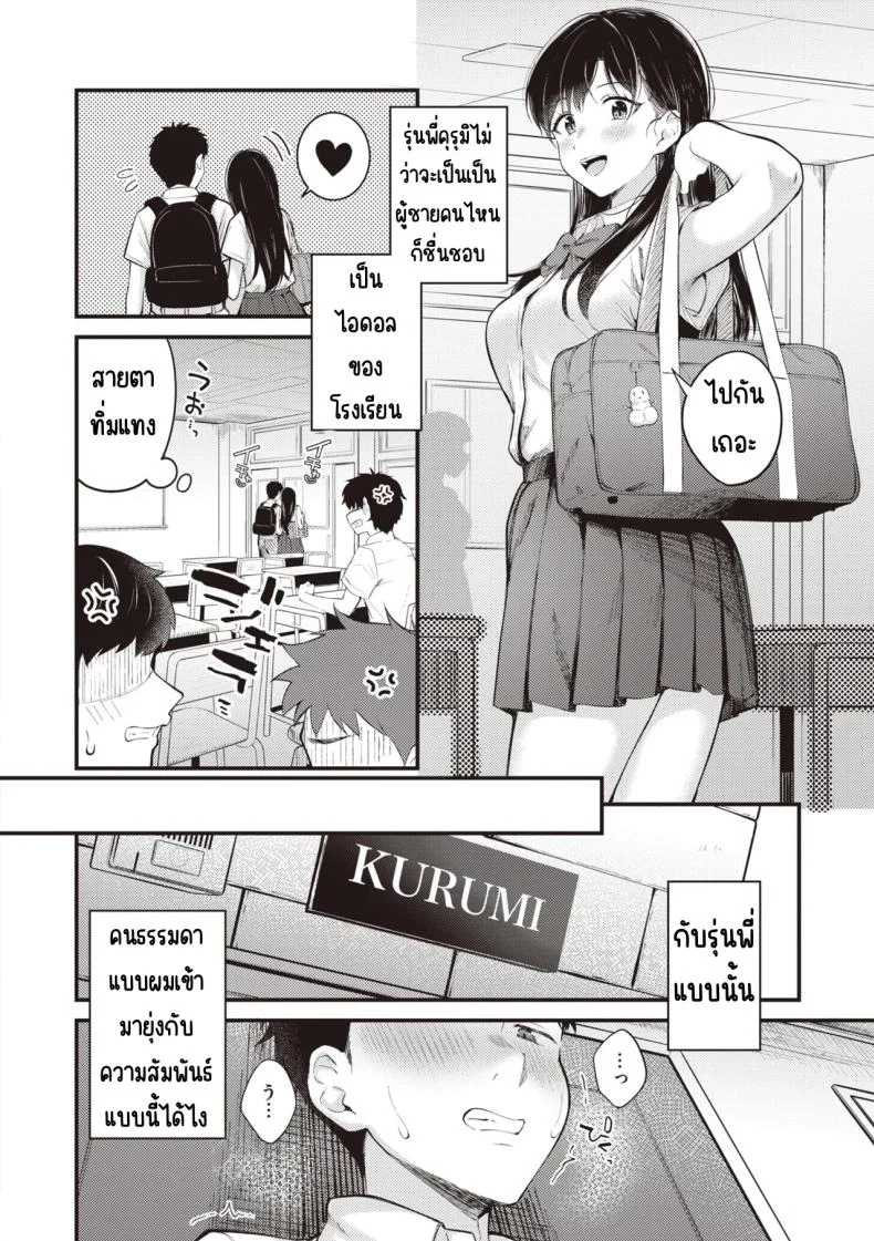 อ่านโดจิน สิ่งที่รุ่นพี่ชอบ ที่ฉันอยากให้เธอสอนฉันทุกอย่าง [Nakamachi Machi] แปลไทย หน้าที่ 2