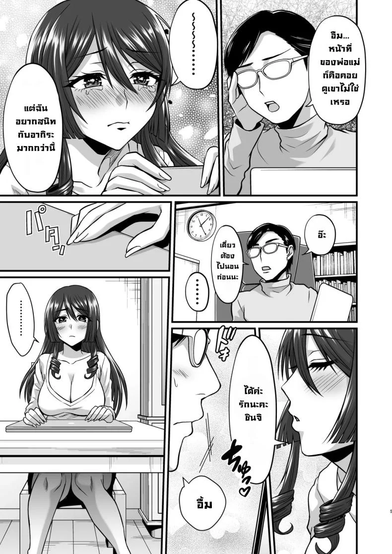แม่ที่คอสเพลย์ และทำให้ฉันหลงรักอย่างบ้าคลั่ง ตอนที่ 1 (Neko Denryoku) 100 อ่านโดจิน แม่ที่คอสเพลย์ และทำให้ฉันหลงรักอย่างบ้าคลั่ง ตอนที่ 1 (Neko Denryoku) หน้าที่ 4
