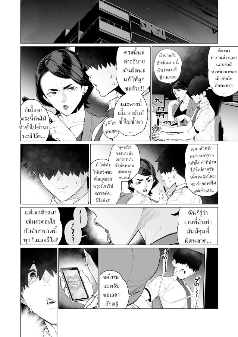 อ่านโดจิน สะกดจิตคืนทำงานล่วงเวลา [Minamida Usuke] หน้าที่ 4