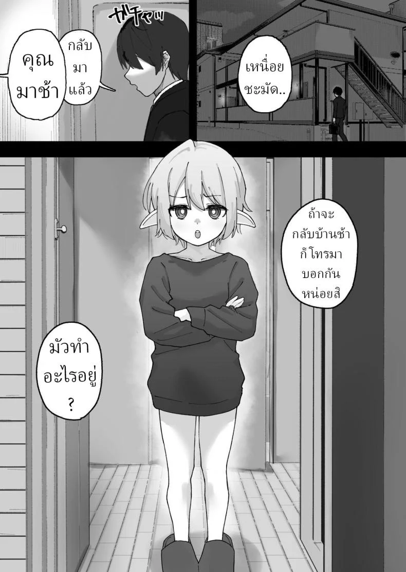 อ่านโดจิน เอลฟ์หลงทางกับบ้านใหม่ ที่ค่อยๆ เปลี่ยนทั้งสองฝ่าย [Kayashishi] หน้าที่ 2